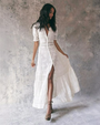 LoveShackFancy | Minka Maxi Dress | True White