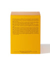 Acqua Parma candle featuring a bright orange color, presented in a stylish box with ingredients information on the box