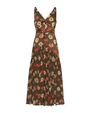 Floral dress on a white background