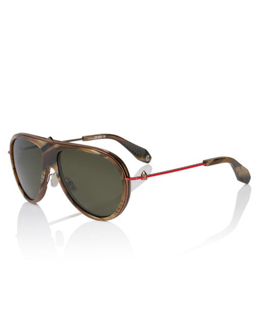 CHRISTIAN LOUBOUTIN | Greggo Men Sunglasses | Brown Horn