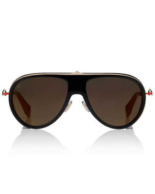 CHRISTIAN LOUBOUTIN | Greggo Men Sunglasses | Black Smoke