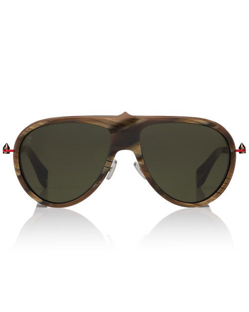 CHRISTIAN LOUBOUTIN | Greggo Men Sunglasses | Brown Horn