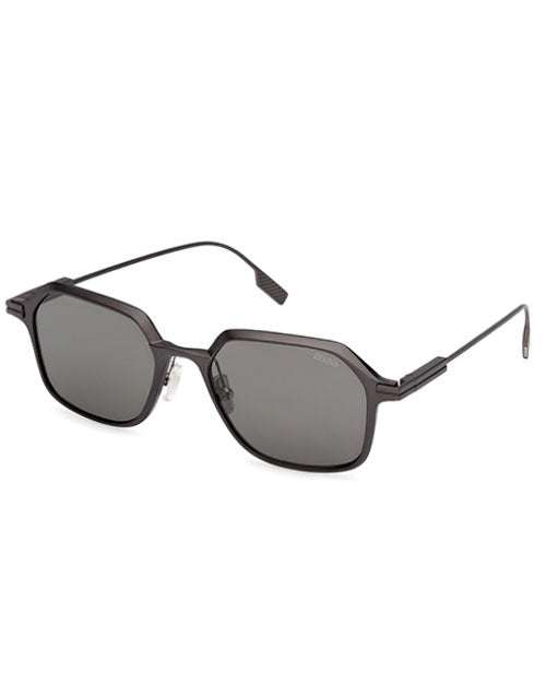 ZEGNA | Ermenegildo Men Sunglasses | Matte Gunmetal