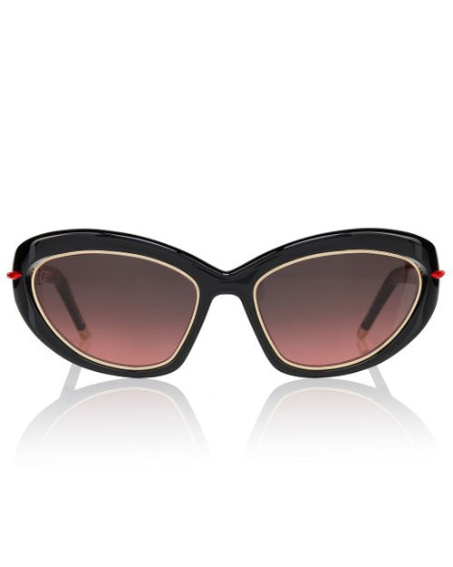 CHRISTIAN LOUBOUTIN | So Kate Women Sunglasses | Black Smoke