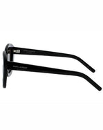 Stylish black sunglasses, perfect for adding flair to any summer outfit.