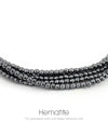 ANNE SPORTUN | Bracelet - Necklace Wrap | Hematite