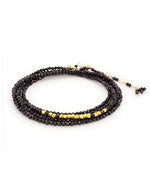 ANNE SPORTUN | Bracelet - Necklace Gold Burst Wrap | Spinel 34"