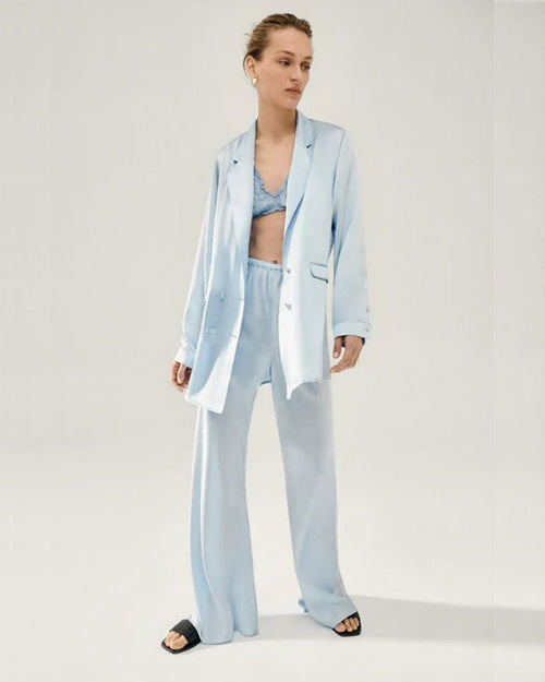 SILK LAUNDRY Relaxed Blazer Sky FINAL SALE – 29 North