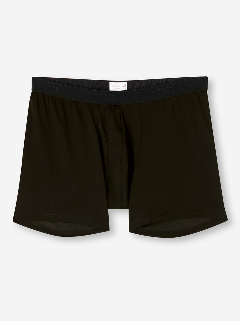 Black long leg men's trunks