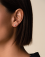SUZANNE KALAN | Diamond Bold Cluster Stud Earrings | White Gold