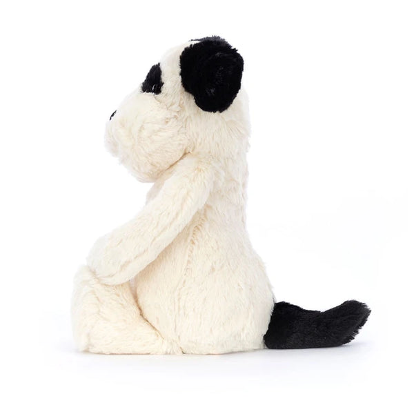 JELLYCAT | Bashful Rufferty Black and Cream Puppy | Medium | Plush
