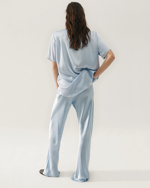 SILK LAUNDRY | Bias Cut Pant | Sky | FINAL SALE