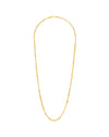 SUZANNE KALAN | Block Chain Hollow Medium Necklace | Gold