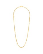 SUZANNE KALAN | Block Chain Hollow Medium Necklace | Gold