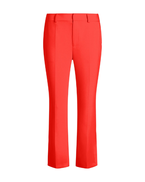 Red pants on a white background. 