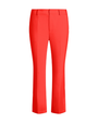 Red pants on a white background. 