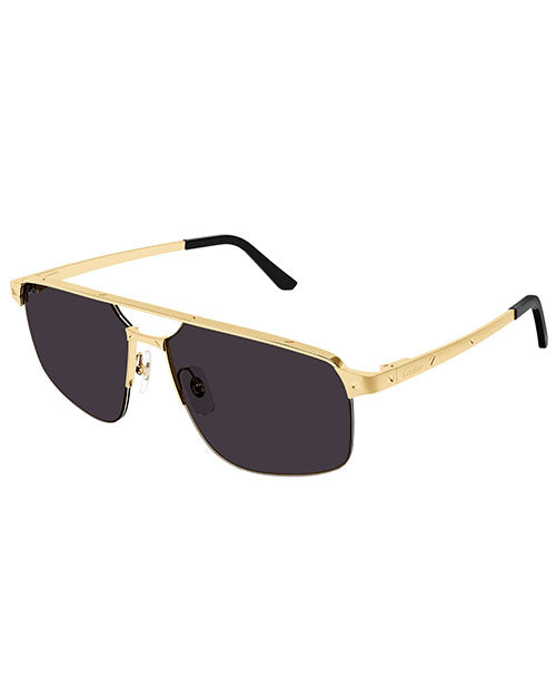 CARTIER | Santos Man Sunglasses | Gold