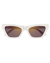 CARTIER | Double C Woman Sunglasses | White