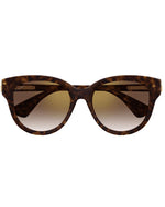 Cat eye sunglasses perfect for a chic and sophisticated look.