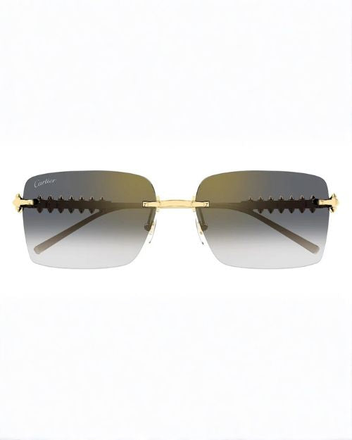 Cartier | Clash De Cartier Women Sunglasses | Gold & Grey