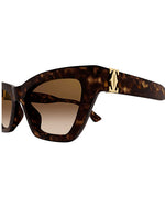 CARTIER | Double C Woman Sunglasses | Havana