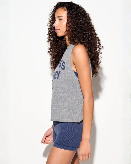 SPIRITUAL GANGSTER | Goddess Vibe Tank | Heather Grey