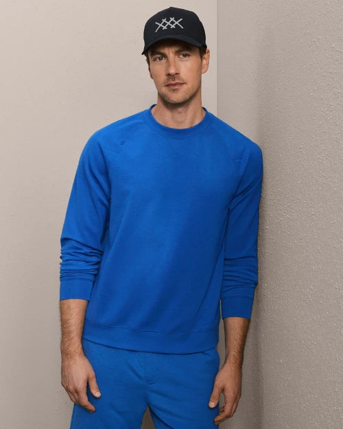 RHONE | DreamState Crew Neck | Deep Sea Blue