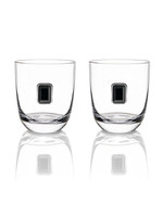 ANNA NEW YORK | Elevo Double Old Fashion Glasses | Obsidian