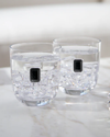 ANNA NEW YORK | Elevo Double Old Fashion Glasses | Obsidian