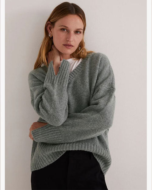 FAVORITE DAUGHTER | The William Sweater | Smoke Grey