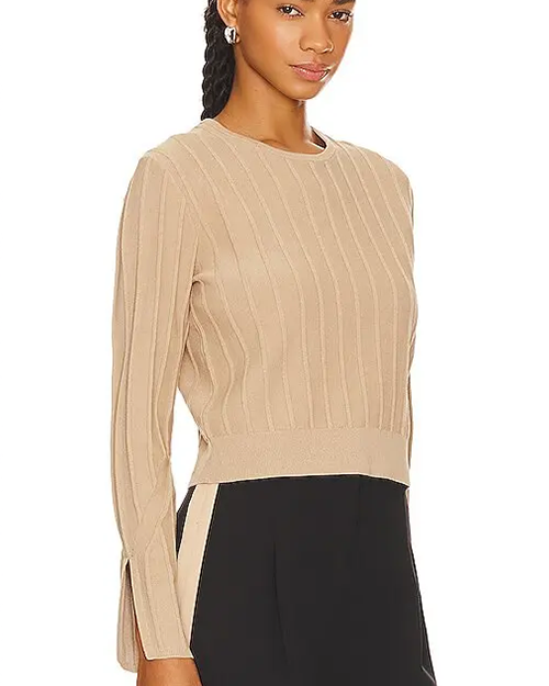 FAVORITE DAUGHTER | The Loretta Knit Top | Beige