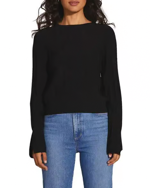 FAVORITE DAUGHTER | The Loretta Knit Top | Black