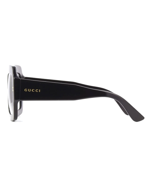 GUCCI | Lettering Woman Sunglasses | Black