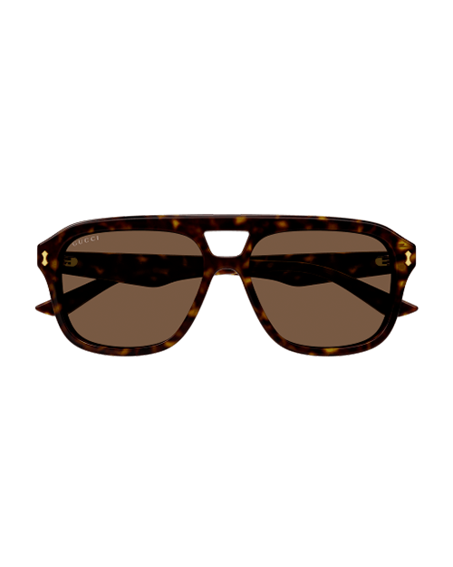 GUCCI | Logo Man Sunglasses | Havana
