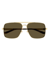 GUCCI | GG Logo Man Sunglasses | Gold
