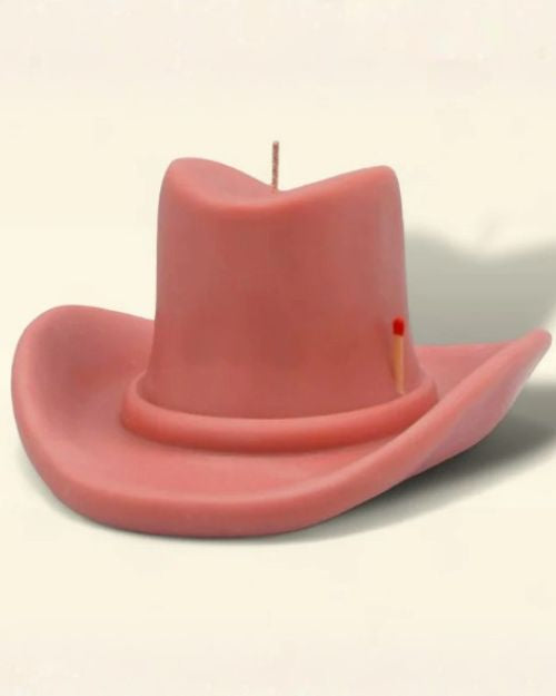 DAVID OCHOA | Cowboy Hat Candle | Blush
