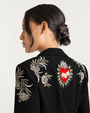 CINQ A SEPT | Heritage Rose Cheyenne Blazer | Ivory & Multi