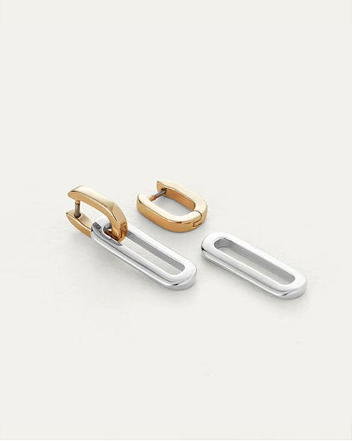 JENNY BIRD | Teeni Detachable Link Earrings | Two-Tone