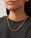 Full image of the gold chain necklace