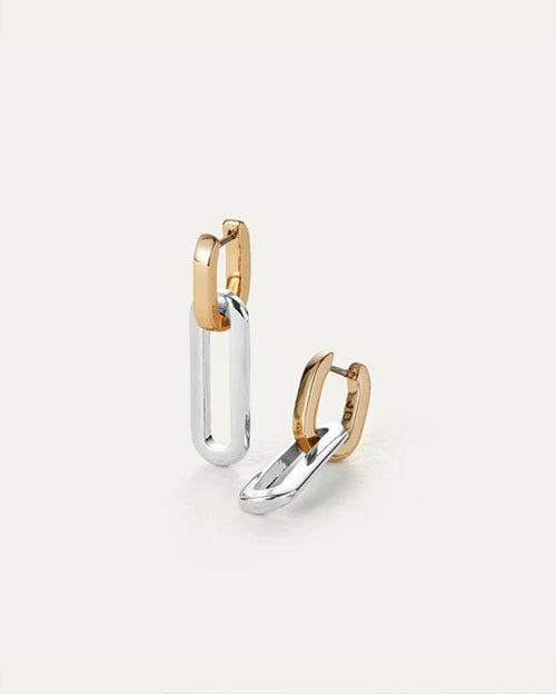 JENNY BIRD | Teeni Detachable Link Earrings | Two-Tone