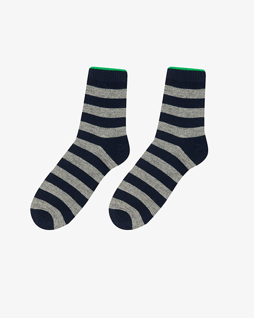 JUMPER 1234 | Stripe Socks | Navy