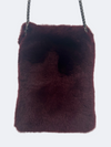 LINDA RICHARDS | Rabbit Fur Mobile Crossbody Bag