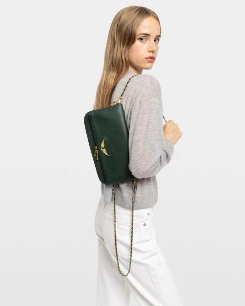 ZADIG & VOLTAIRE | Rock Clutch | Emerald