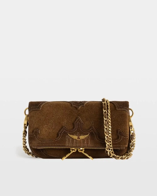 ZADIG & VOLTAIRE | Rock Mini Clutch | Cognac