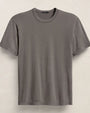 A brushed lotus crew short sleeved t-shirt against a white background. 