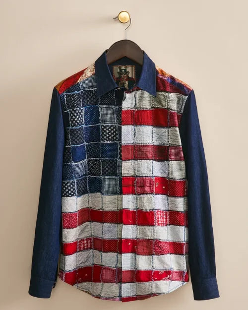ROBERT GRAHAM | Monumental Long Sleeve Button Down Shirt | Multi