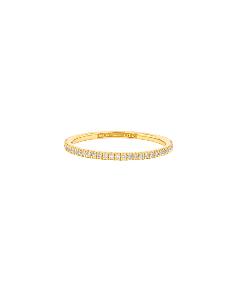 SUZANNE KALAN | Eternity Band | Yellow Gold & Diamond