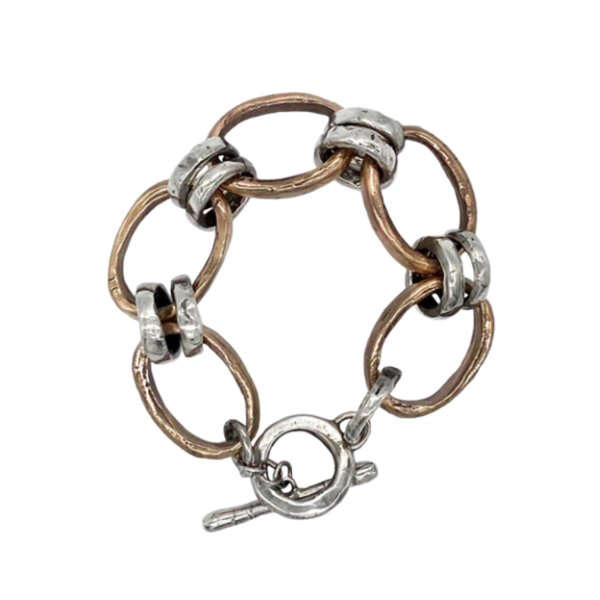 LOVE TOKENS JEWELRY | Plain Not Jane Bracelet | Silver and Bronze