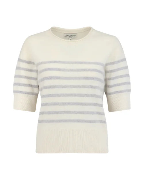 BORN A KENNEDY | Reese Cashmere Top | Winter White