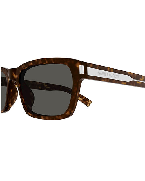 SAINT LAURENT | Corner Angle Man Sunglasses| Havana